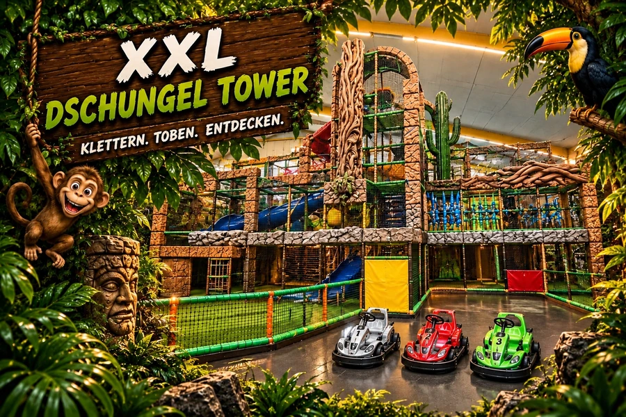 Der XXL Dschungel Tower im Dschungel-Camp Bürstadt